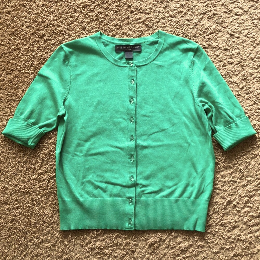 🌿🌿GREEN TOP/SWEATER/SHIRT by J. Chaus - Sz PS